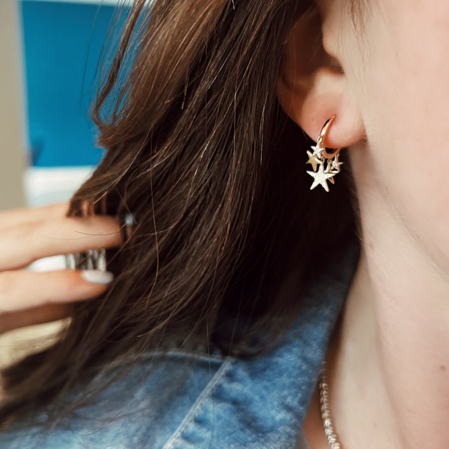 Dia Star Earrings